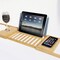Hastings Home Hastings Home Bamboo Bath Caddy Wood Bathtub Tray with Extending Secure Cupholders and Phone Holder 952850SSD - alternate 3